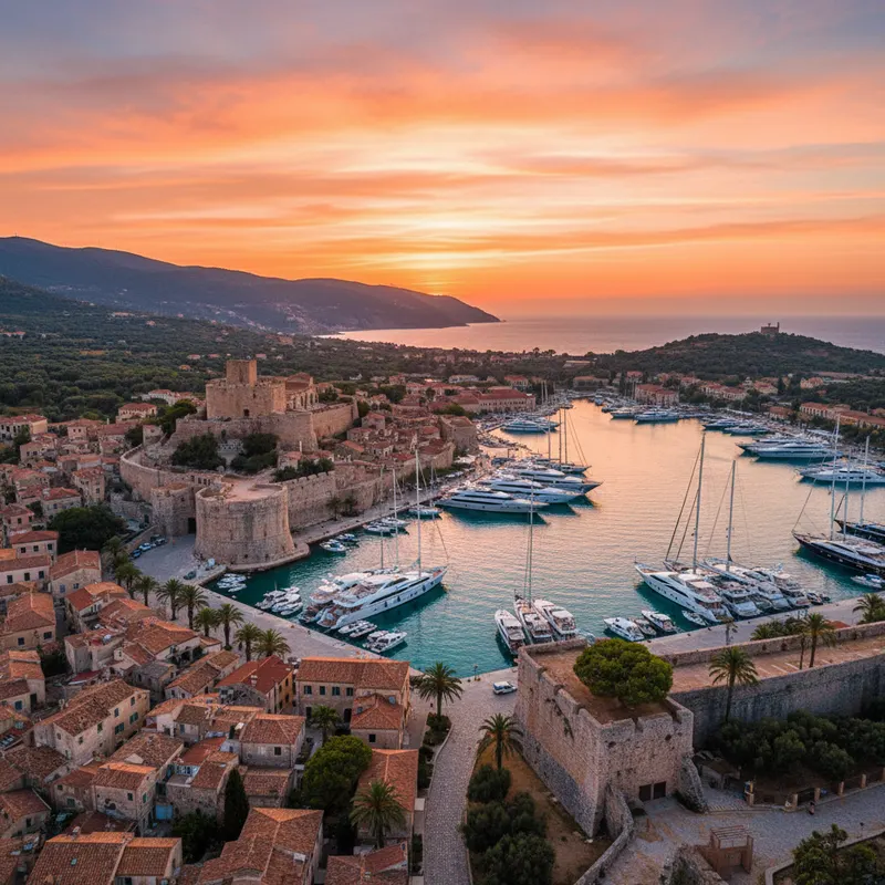 antibes remparts port vauban picasso vue