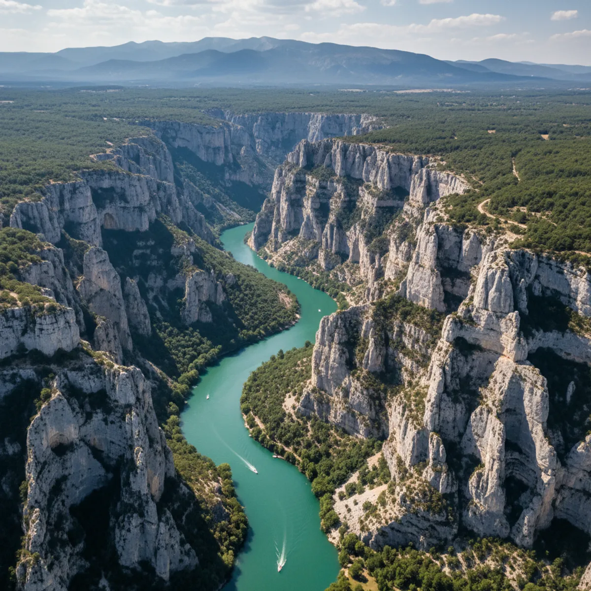 Gorges du Verdon canyon eaux turquoise falaises calcaires Provence