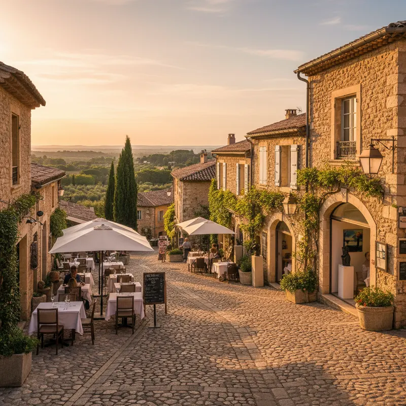 mougins village gastronomique vue